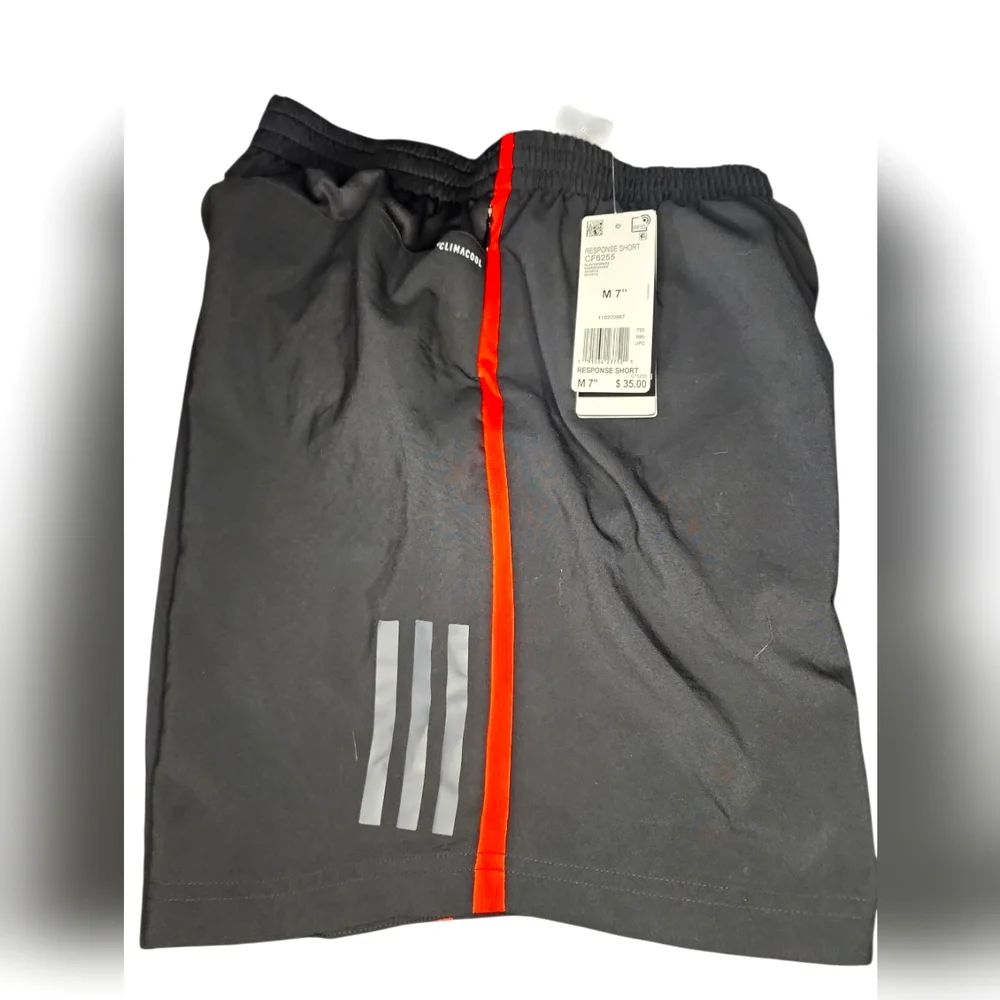 Adidas Climacool Men's Black and Red Athletic Shorts Size Medium 7